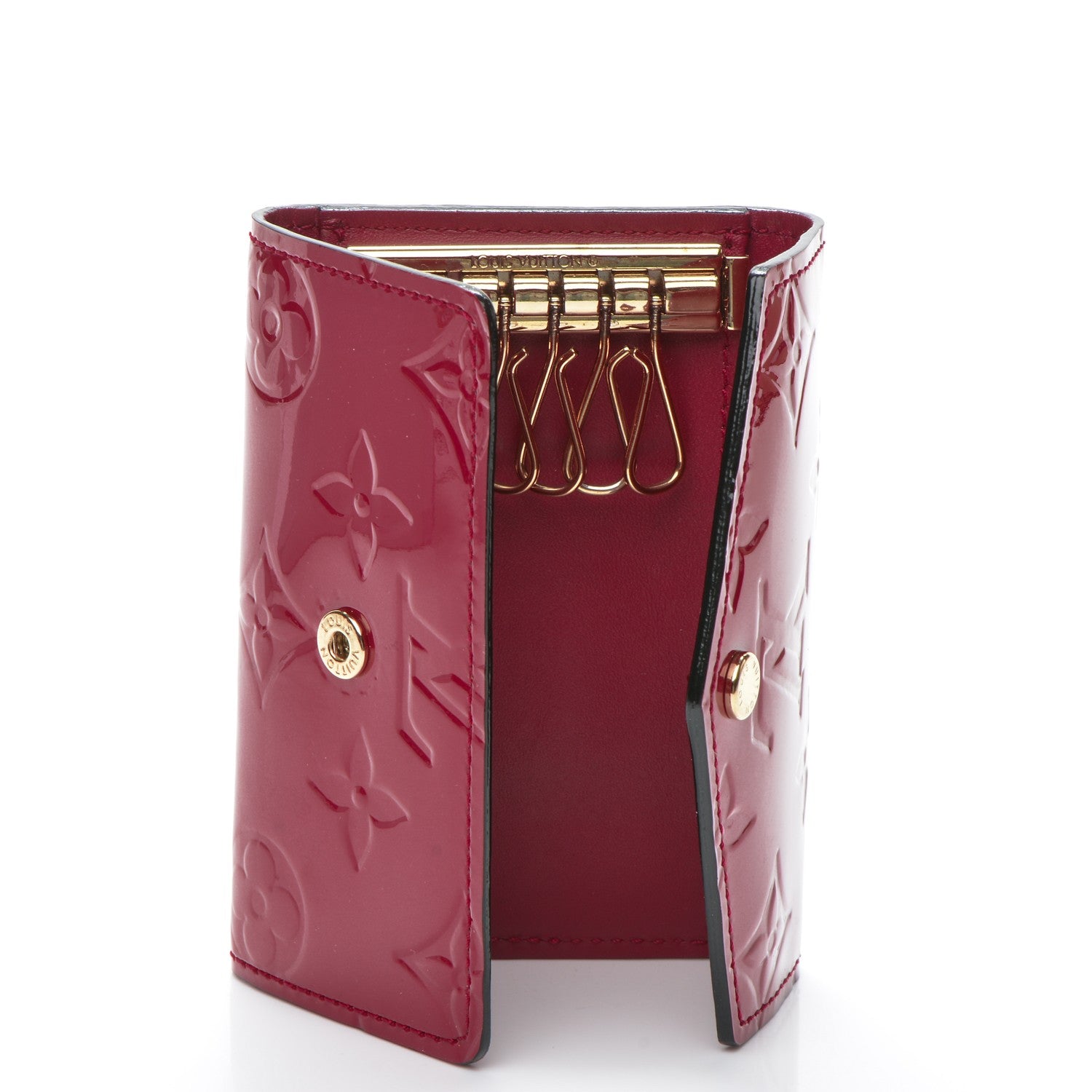 Louis Vuitton Vernis Multicles 6 Key Holder Rose Indien 5 of 7
