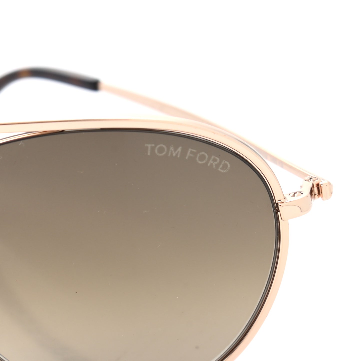 Metal Keith Aviator Sunglasses TF599 Brown