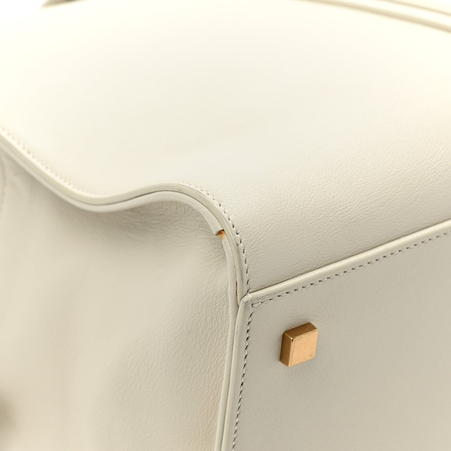 Calfskin Commuter Duffle White