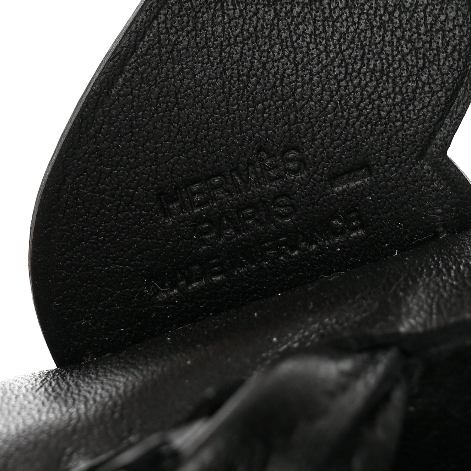 Hermes Milo Lambskin Lizard Touch Grigri Rodeo Pegase Horse Bag Charm PM So Black 3 of 6