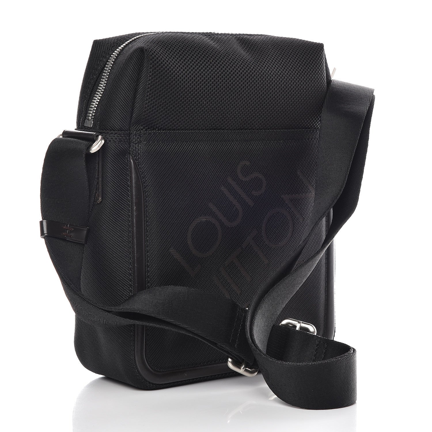 Louis Vuitton Damier Geant Citadin Messenger Black 3 of 14