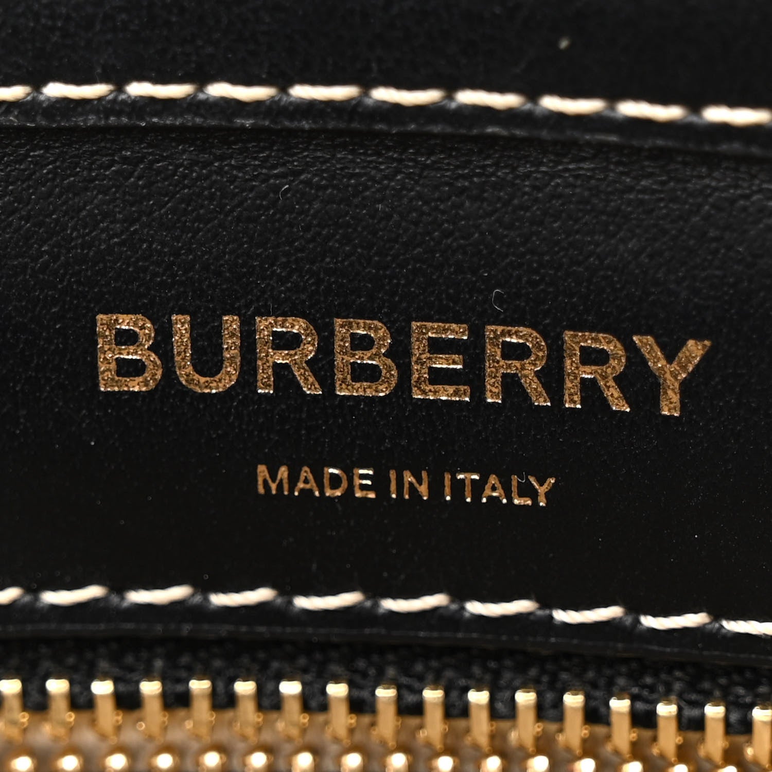 Burberry Canvas Smooth Calfskin Two Tone Mini Pocket Bag White Black 6 of 15