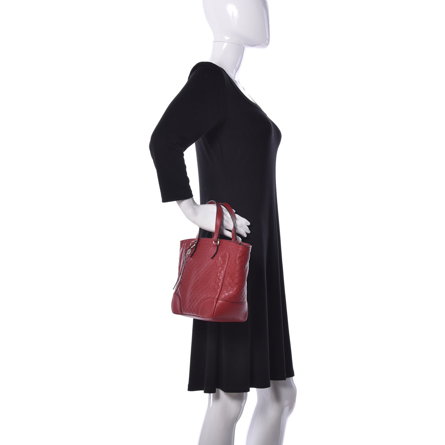 Microguccissima Small Bree Tote Red