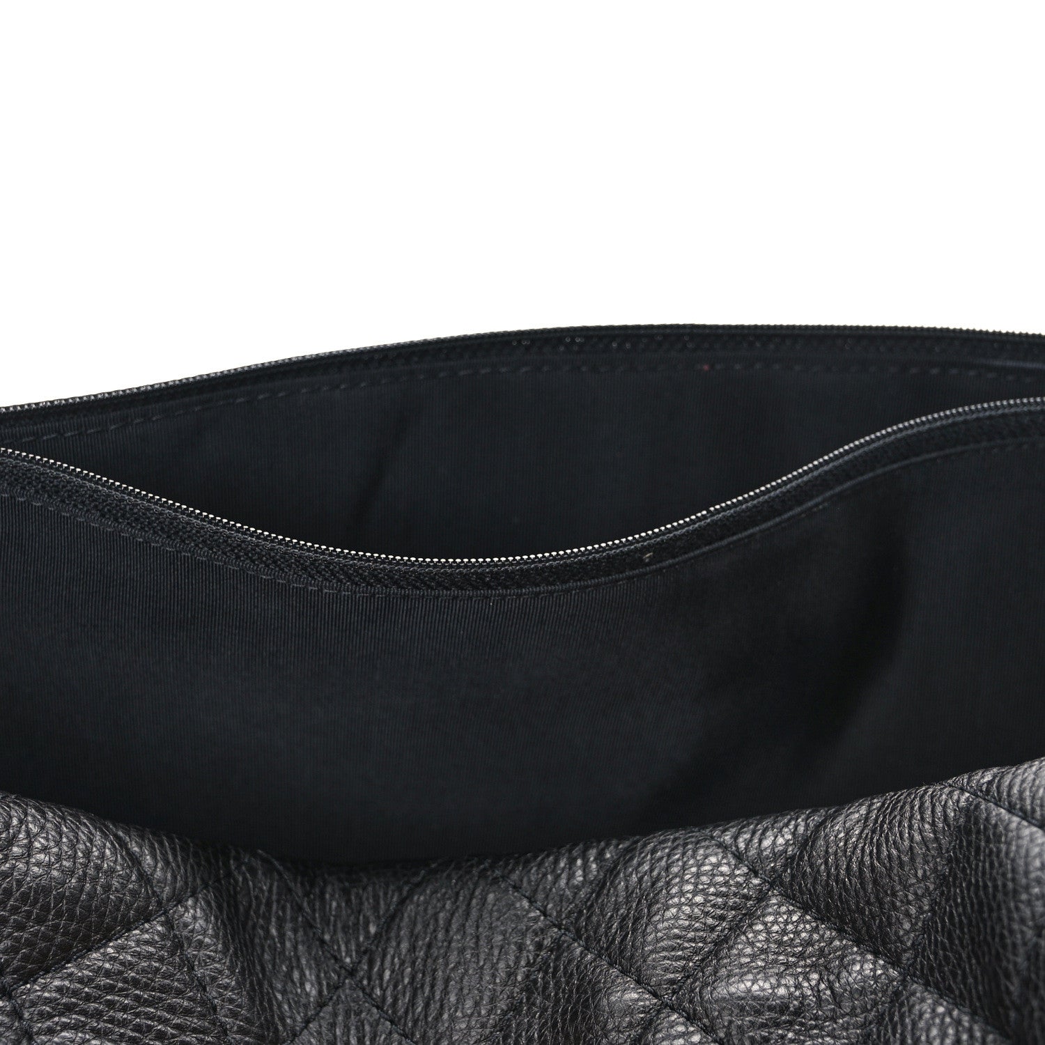Chanel Calfskin Quilted XXL Travel Flap Bag Black 13 of 13