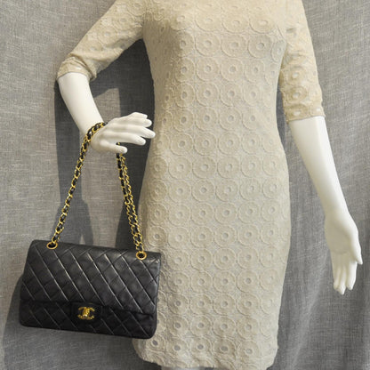 Chanel Lambskin Medium Double Flap Black 3 of 11