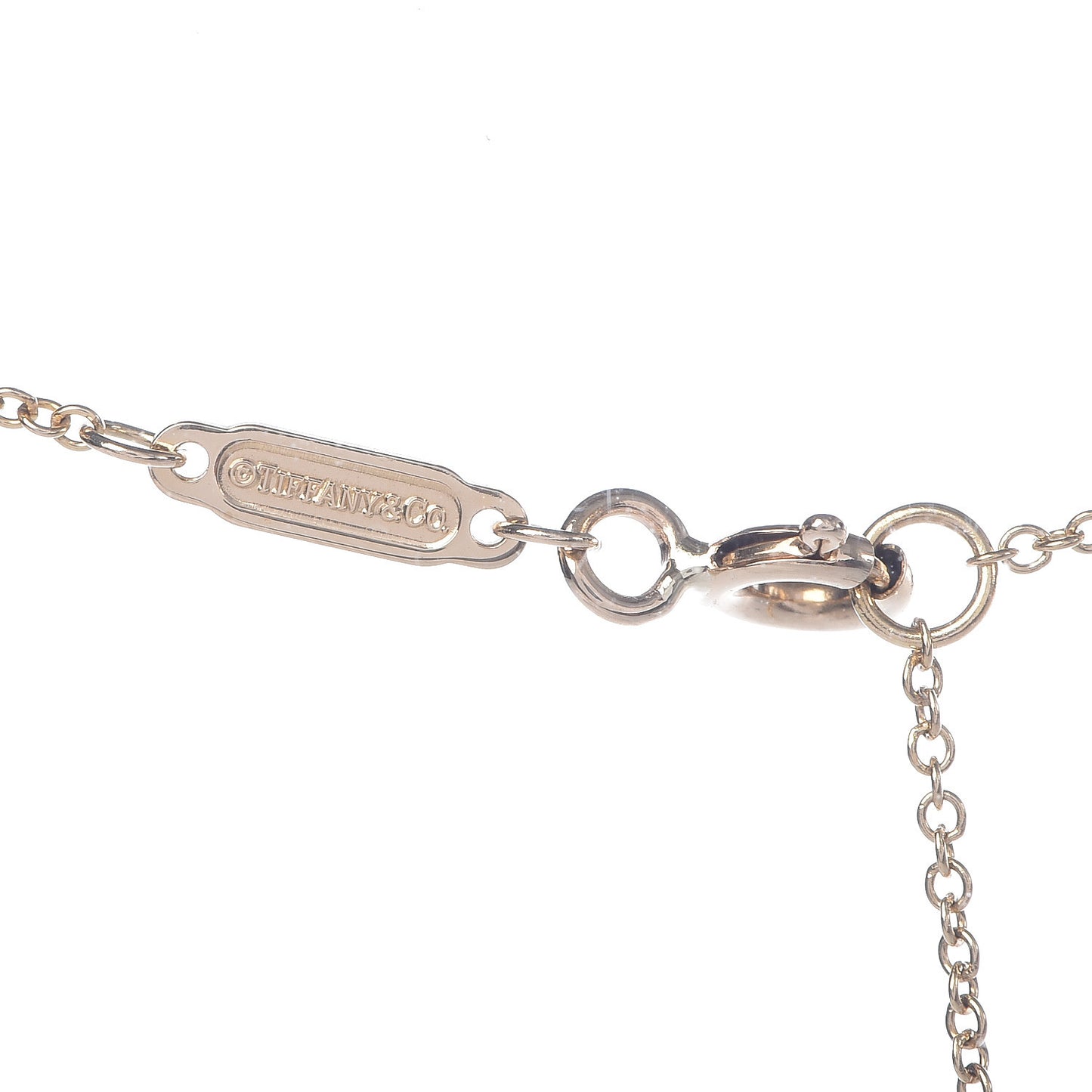 18K Yellow Gold Small T Smile Pendant Necklace