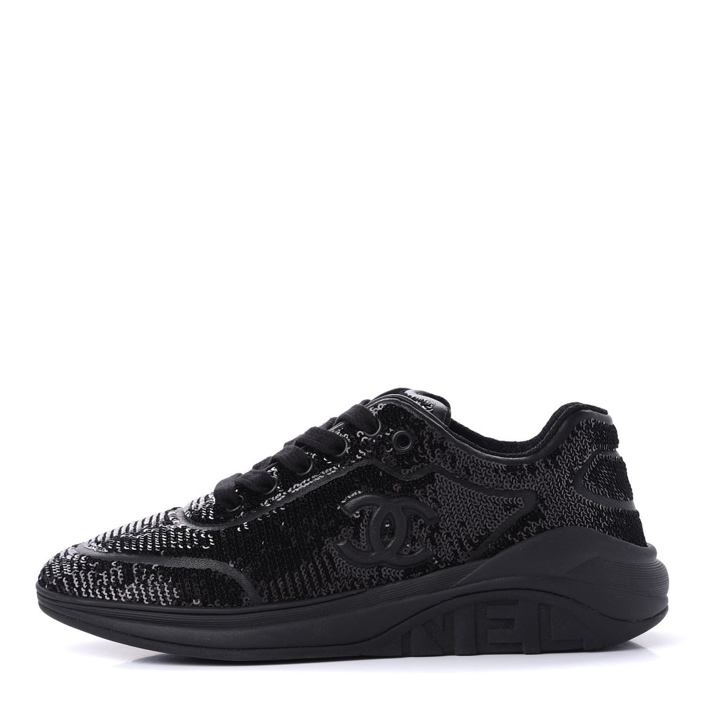 Sequin CC Sneakers 38.5 Black
