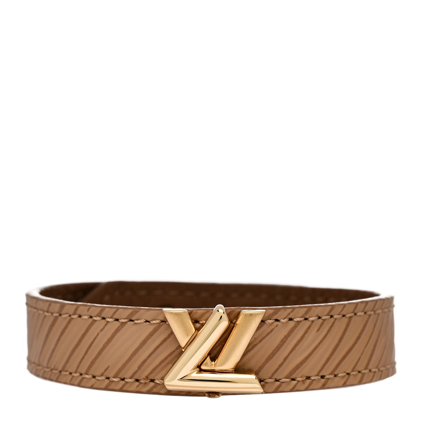Epi Twist It Bracelet 17 Camel