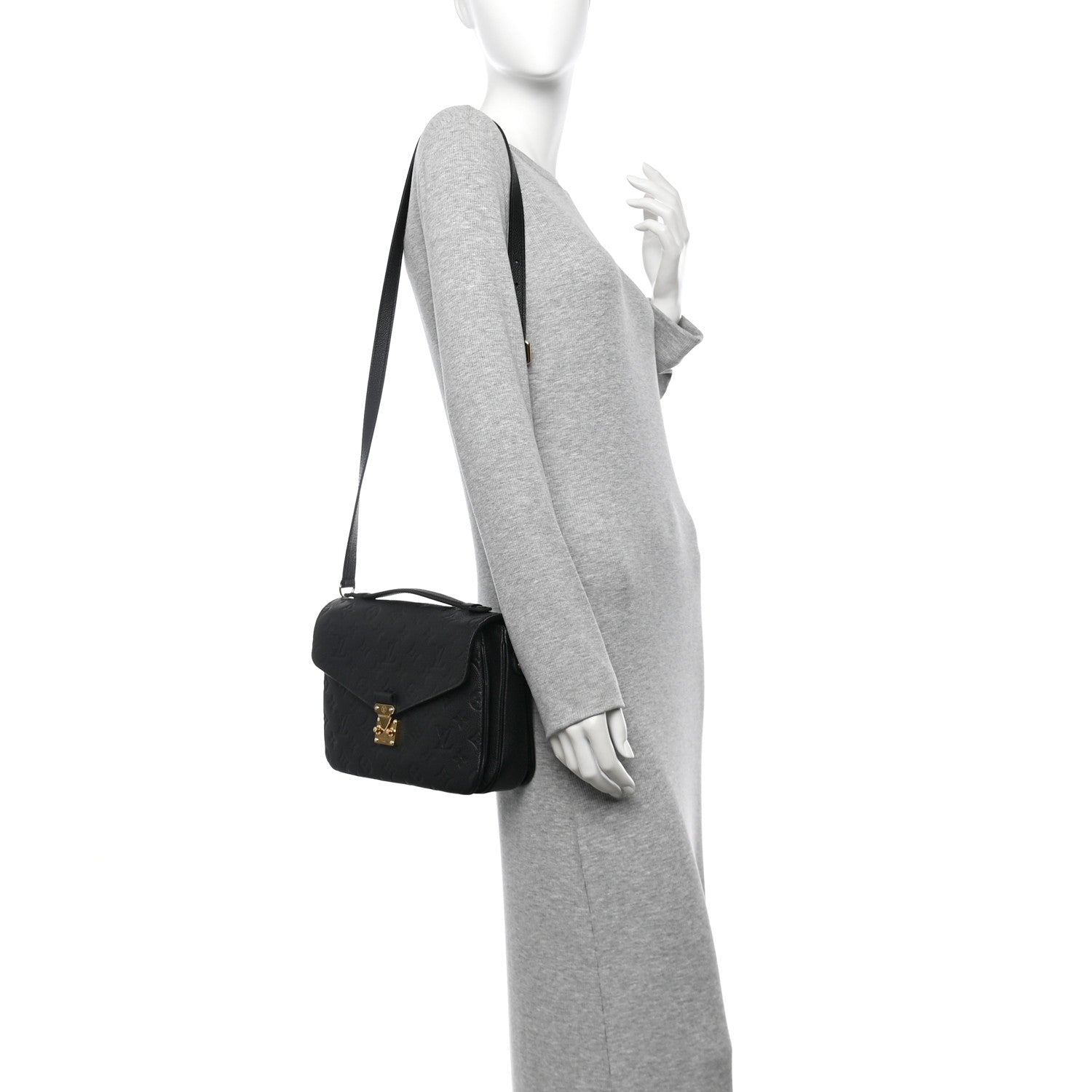 Louis Vuitton Empreinte Pochette Metis Black 2 of 12