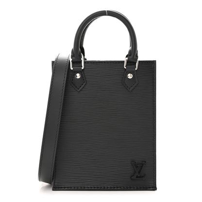 Louis Vuitton Epi Petit Sac Plat Black 1 of 10