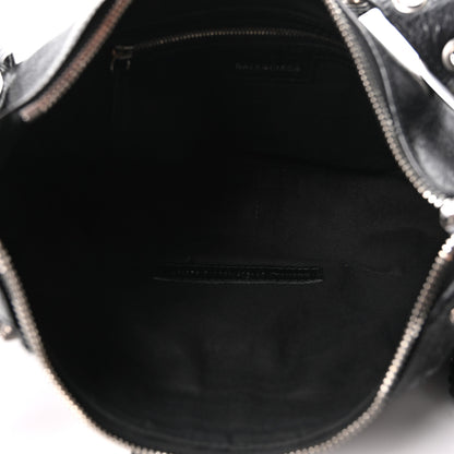Balenciaga Agneau Arena Small Le Cagole Shoulder Bag Black 6 of 11