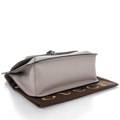 Gucci Cellarius Calfskin Medium Bamboo Daily Flap Shoulder Bag Storm Grey 4 of 6