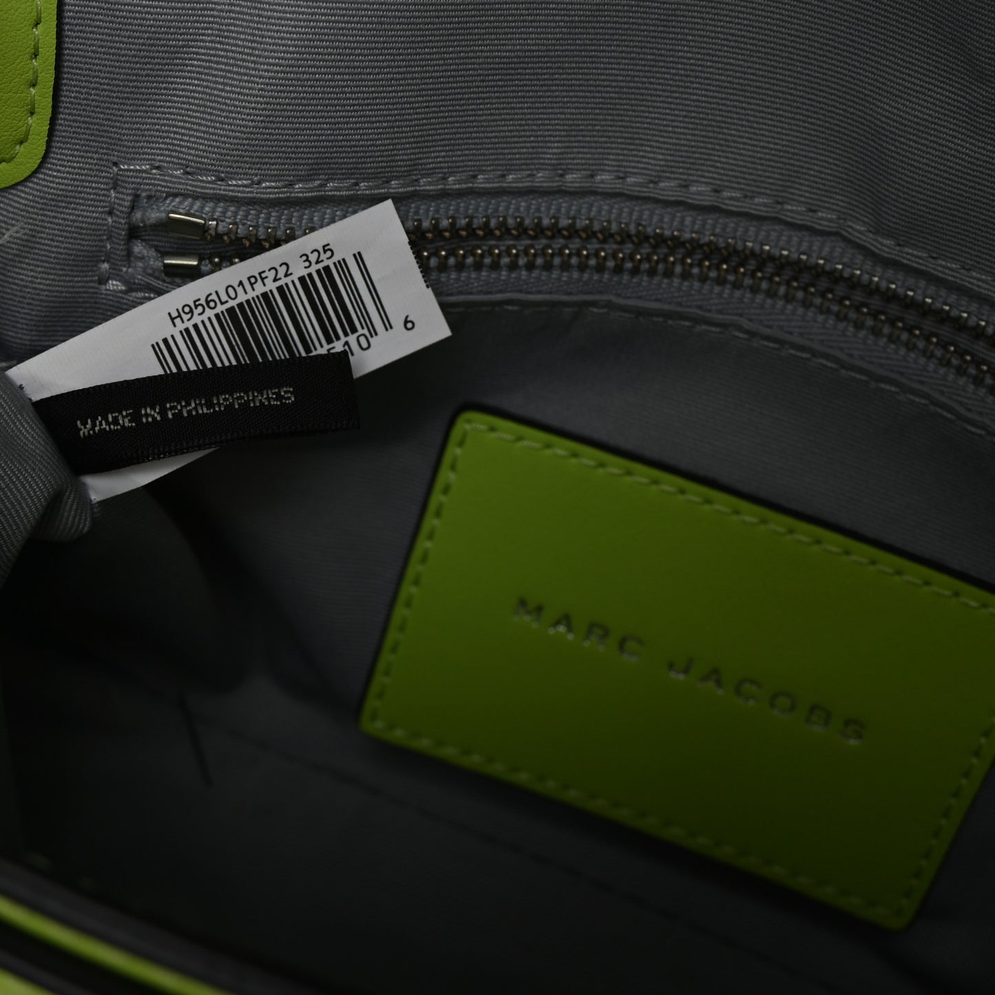Calfskin The J Marc Shoulder Bag Green Glow
