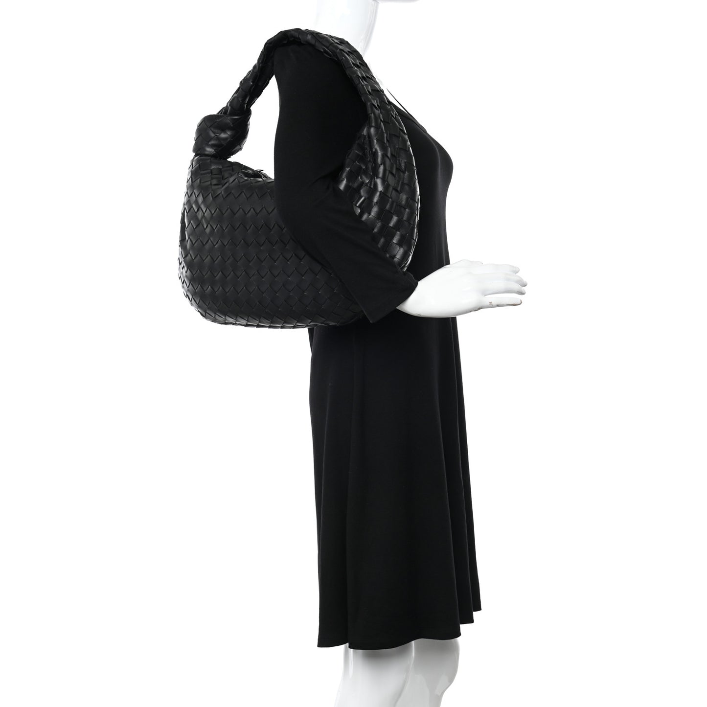 Nappa Intrecciato Small Jodie Black