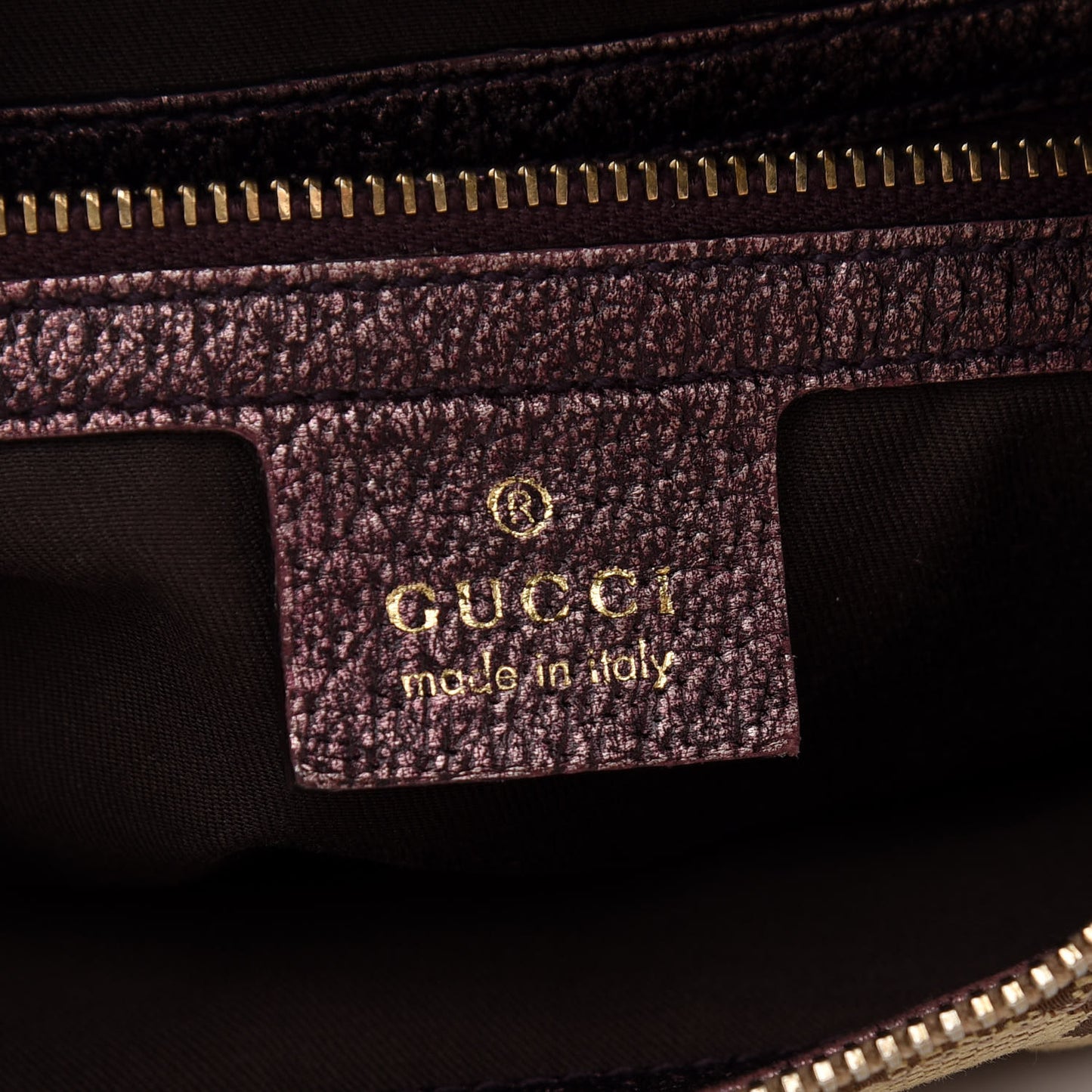 Monogram Bamboo Ring Hobo Aubergine