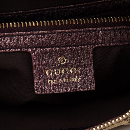 Gucci Monogram Bamboo Ring Hobo Aubergine 6 of 12
