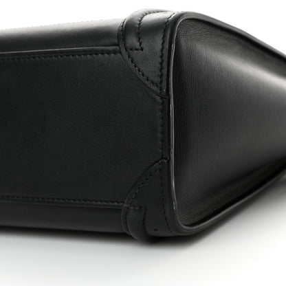 Celine Smooth Calfskin Nano Luggage Black 9 of 16