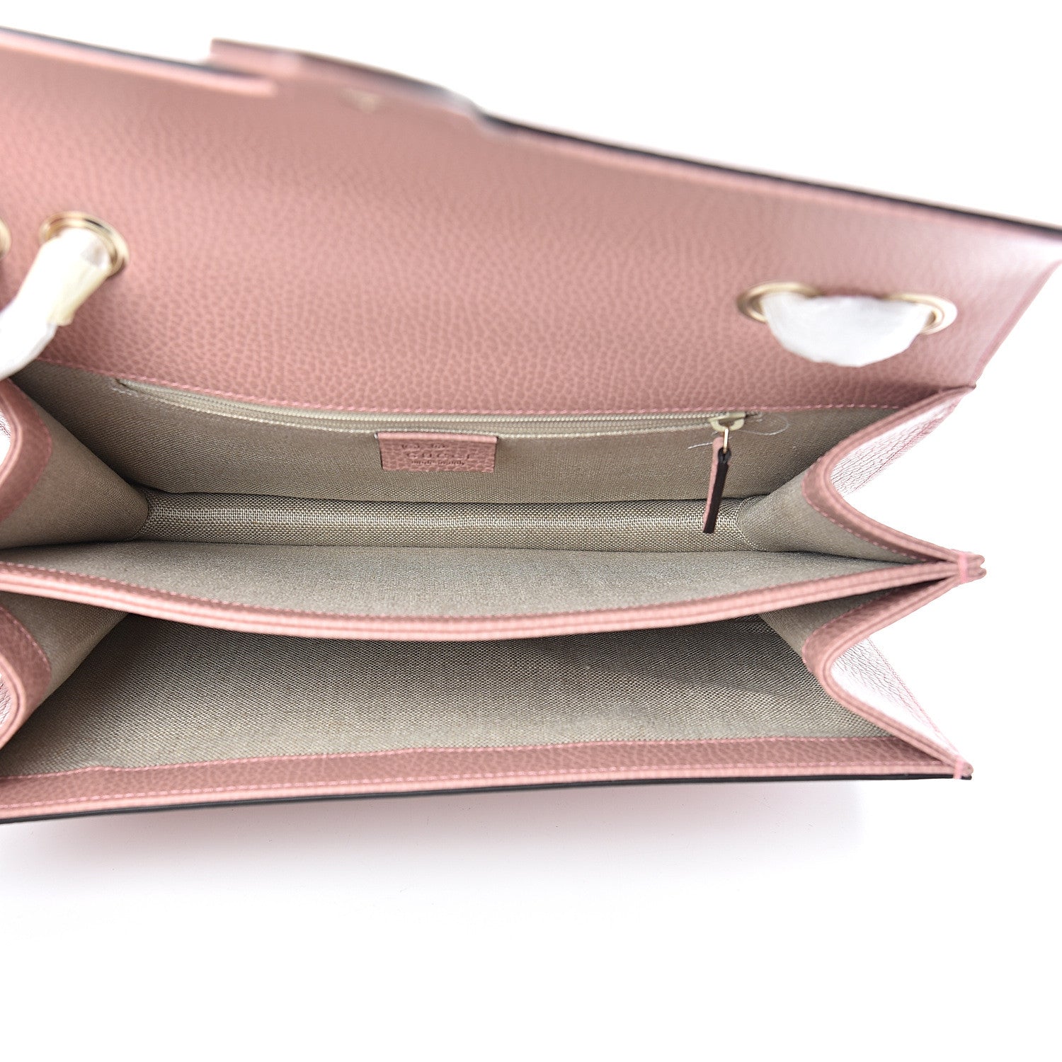 Gucci Dollar Calfskin Interlocking G Shoulder Bag Soft Pink 3 of 8