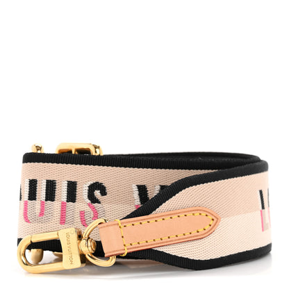 Louis Vuitton Jacquard Speedy Bandouliere 20 Shoulder Strap Black 1 of 6