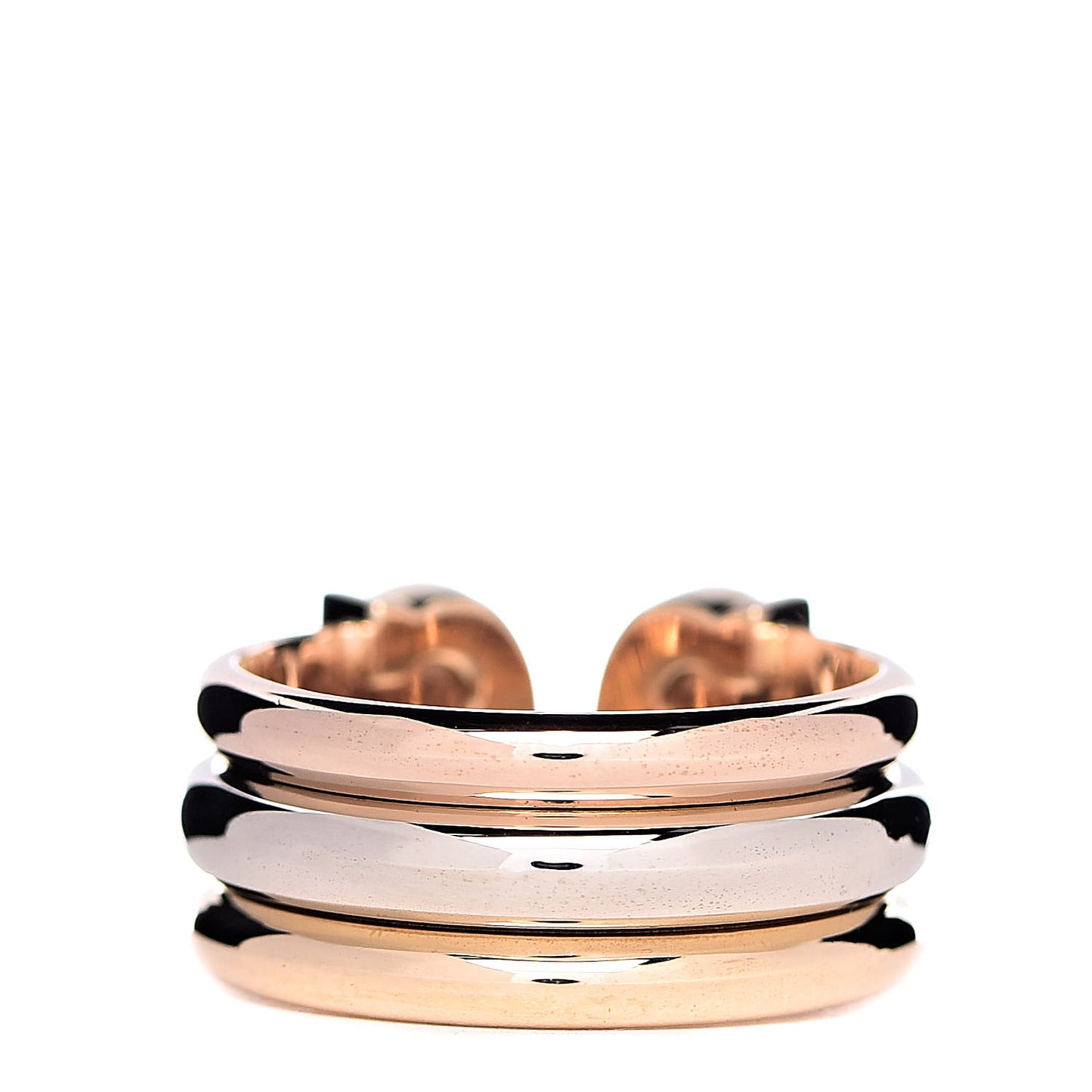 18K Pink Yellow White Gold Diamond C De Ring 51 5.75