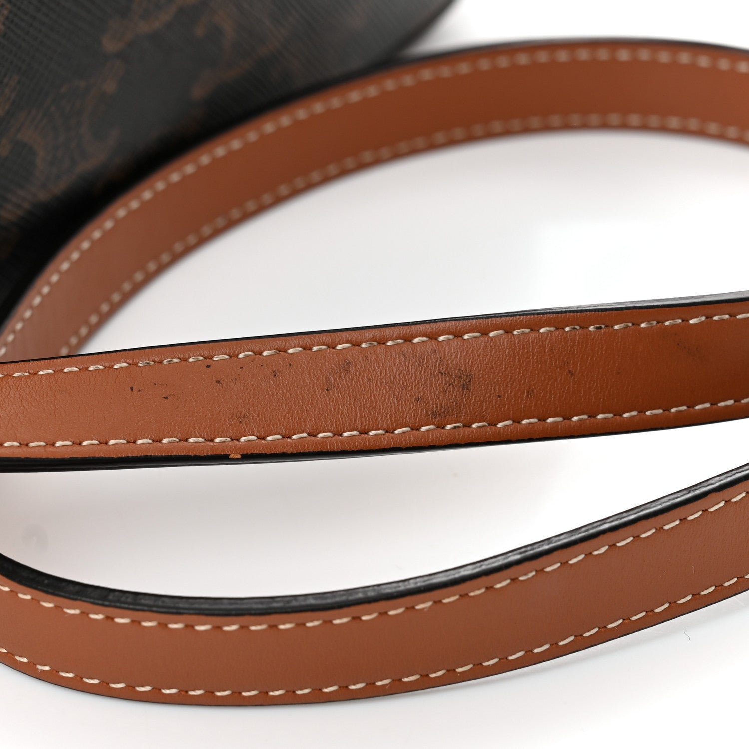 Celine Triomphe Canvas Small Camera Bag Tan 14 of 16