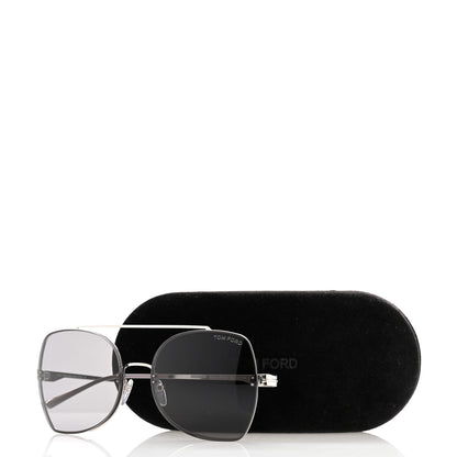 Tom Ford Scout Sunglasses TF656 Silver 8 of 8