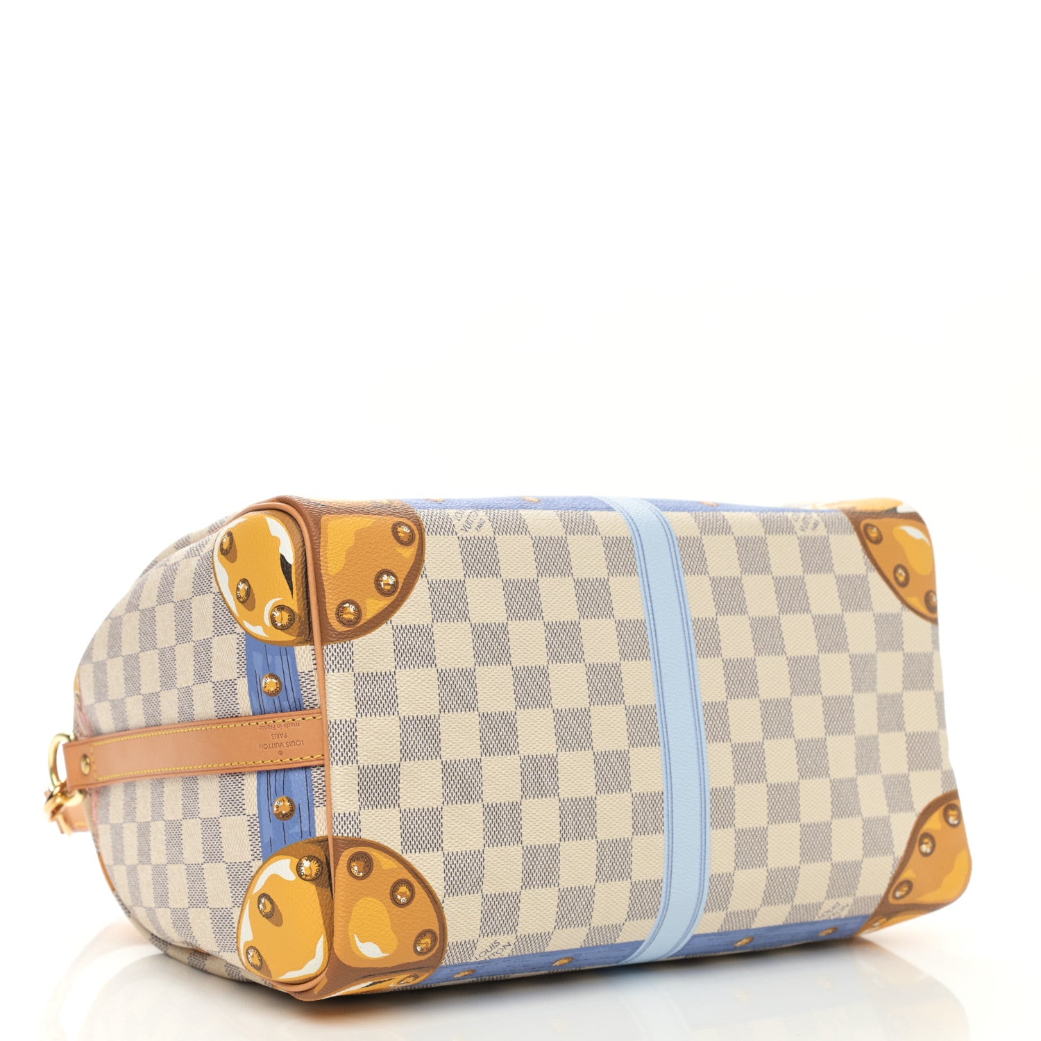 Louis Vuitton Damier Azur Summer Trunks Speedy Bandouliere 30 4 of 10