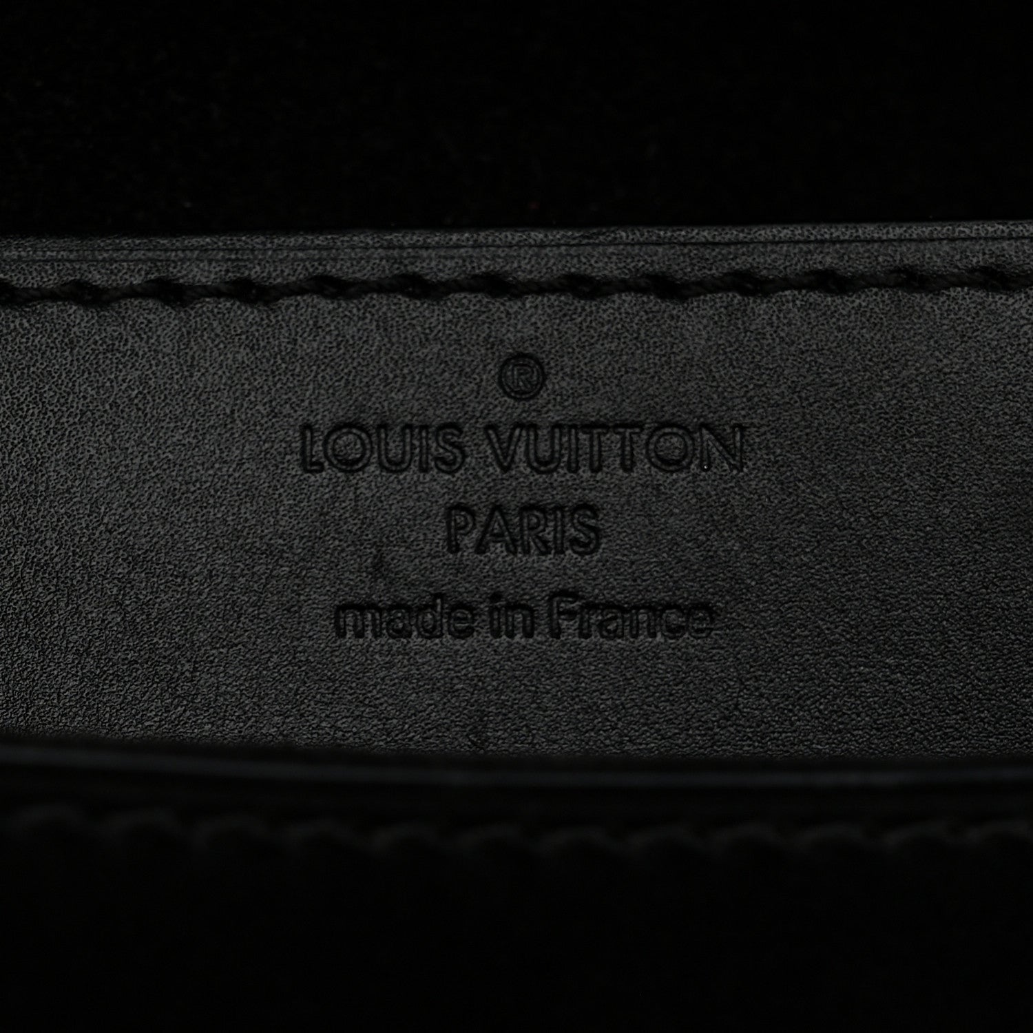 Louis Vuitton Calfskin Chain Louise MM Black 6 of 10