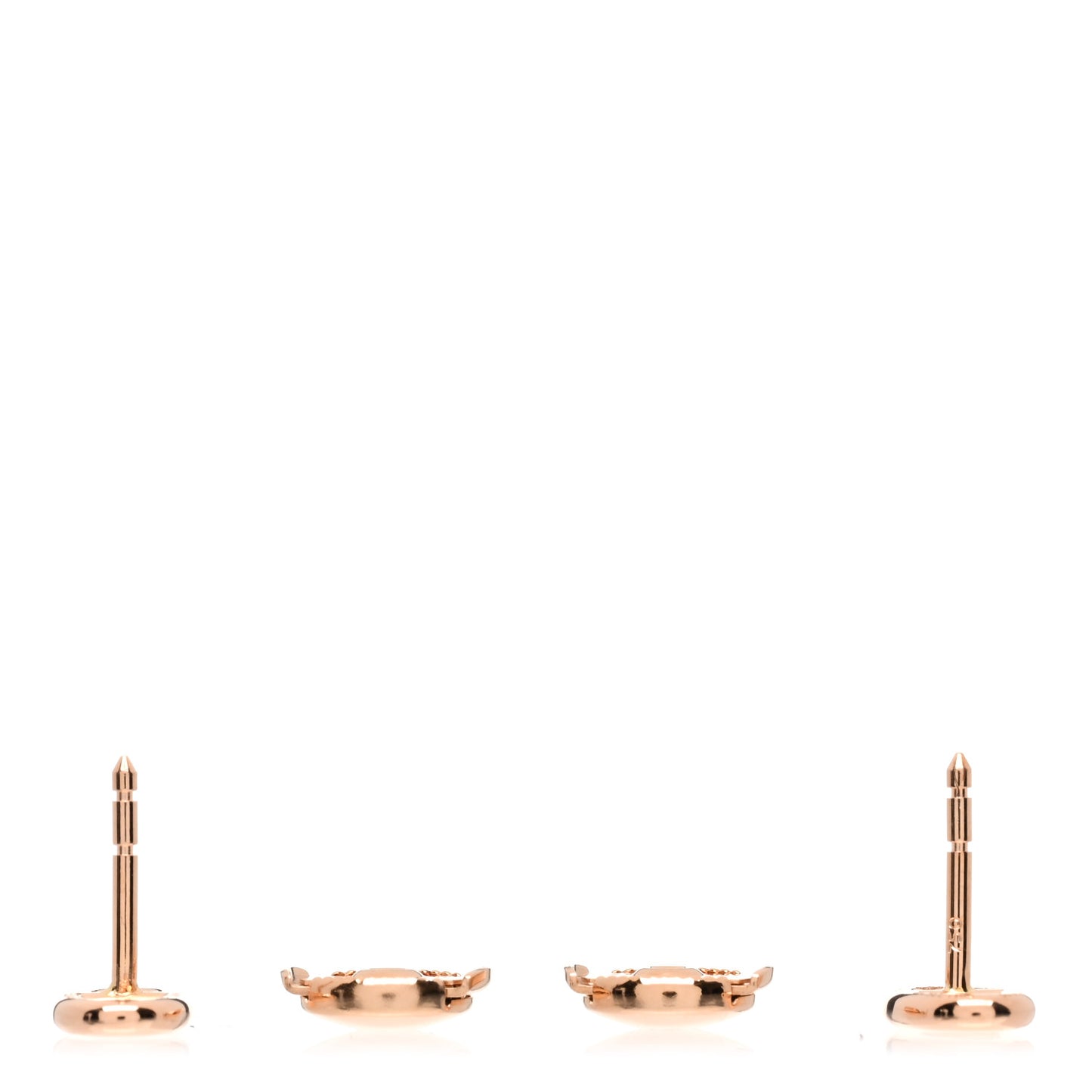 18K Rose Gold TPM Farandole Stud Earrings