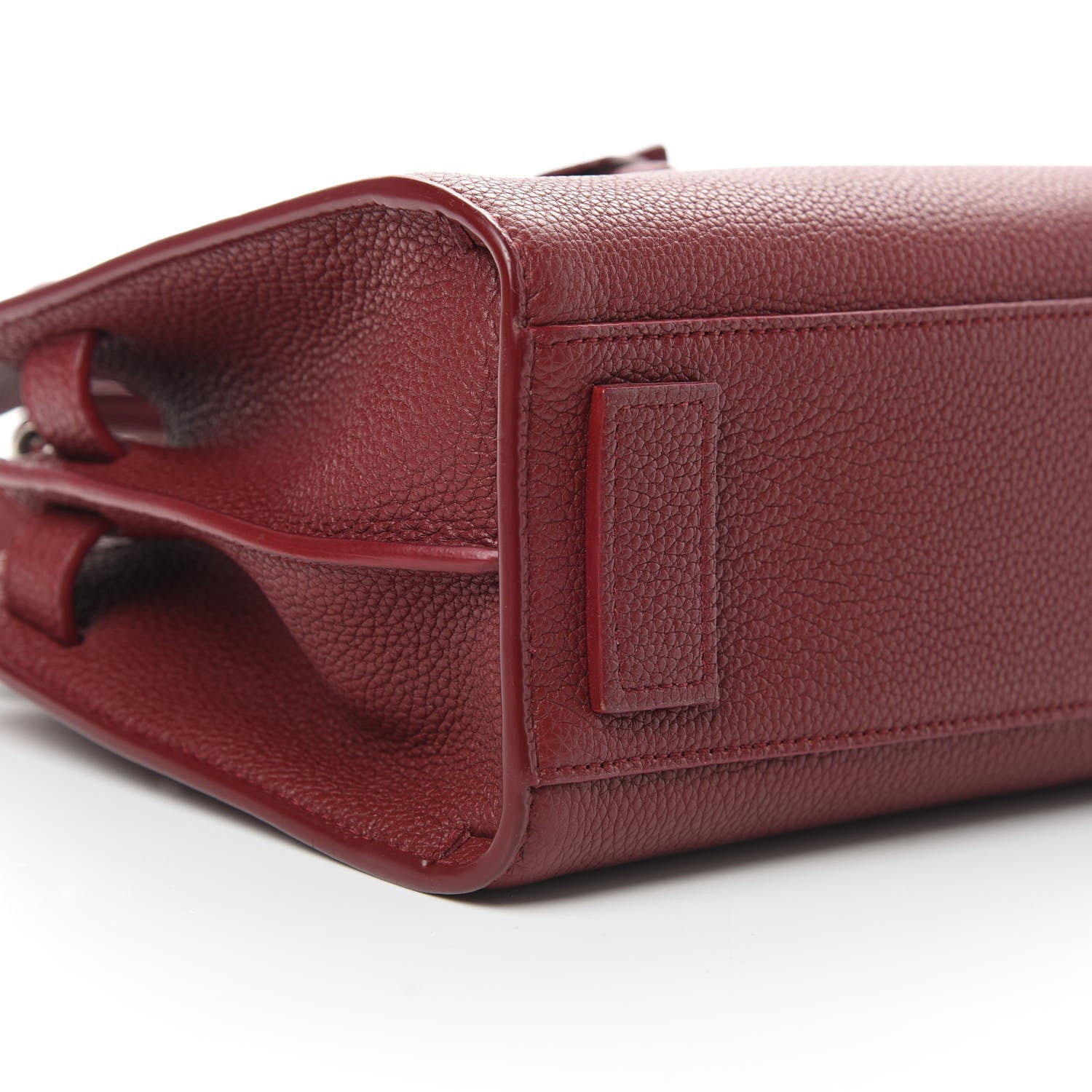 Saint Laurent Grained Calfskin Nano Sac De Jour Souple Palissandre 9 of 12