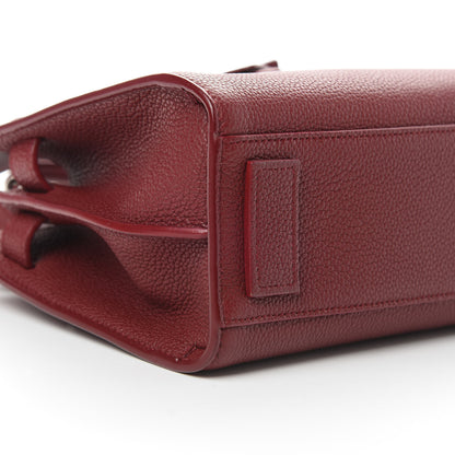 Saint Laurent Grained Calfskin Nano Sac De Jour Souple Palissandre 9 of 12