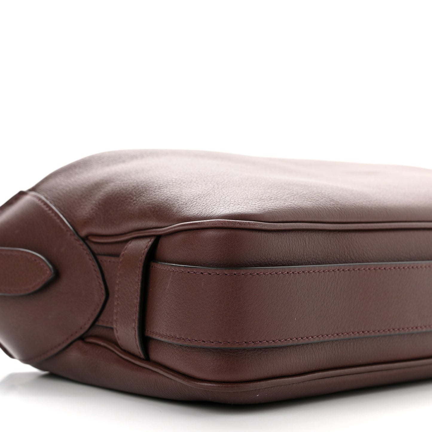 Supple Calfskin Medium Romy Shoulder Bag Hickory