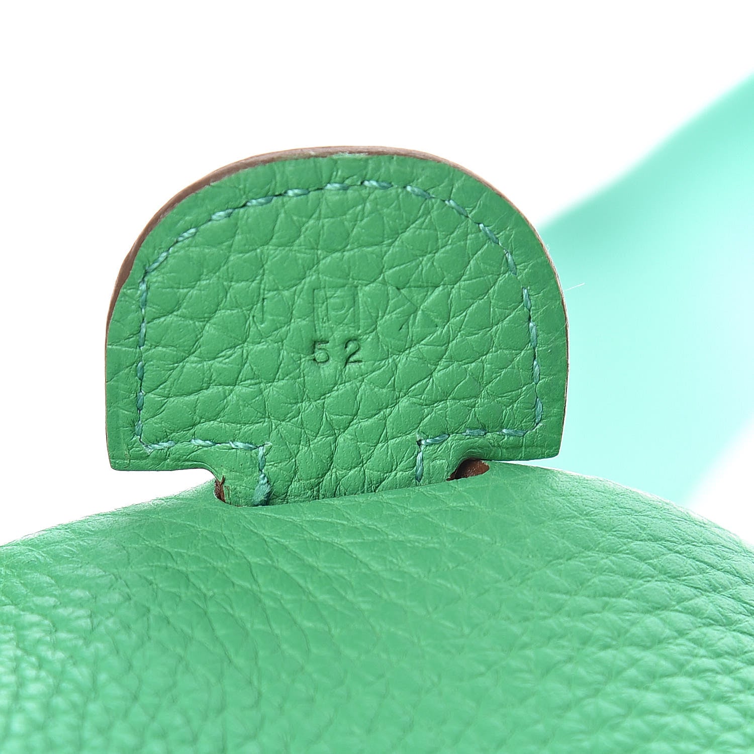 Hermes Taurillon Clemence Evelyne GM Vert Menthe 7 of 10