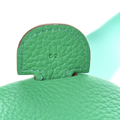 Hermes Taurillon Clemence Evelyne GM Vert Menthe 7 of 10
