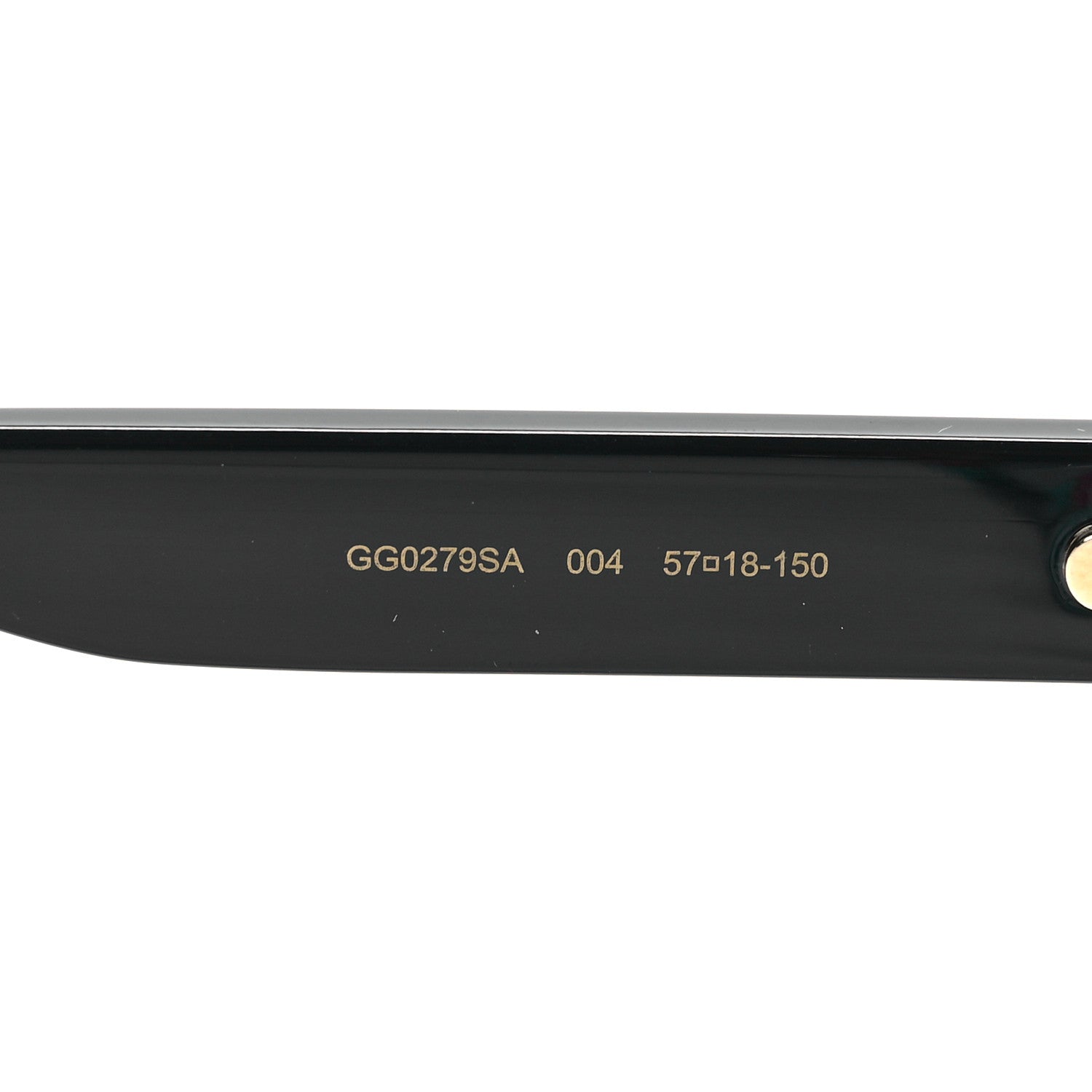 Gucci Round Web Sunglasses GG0279SA Black Green 6 of 8