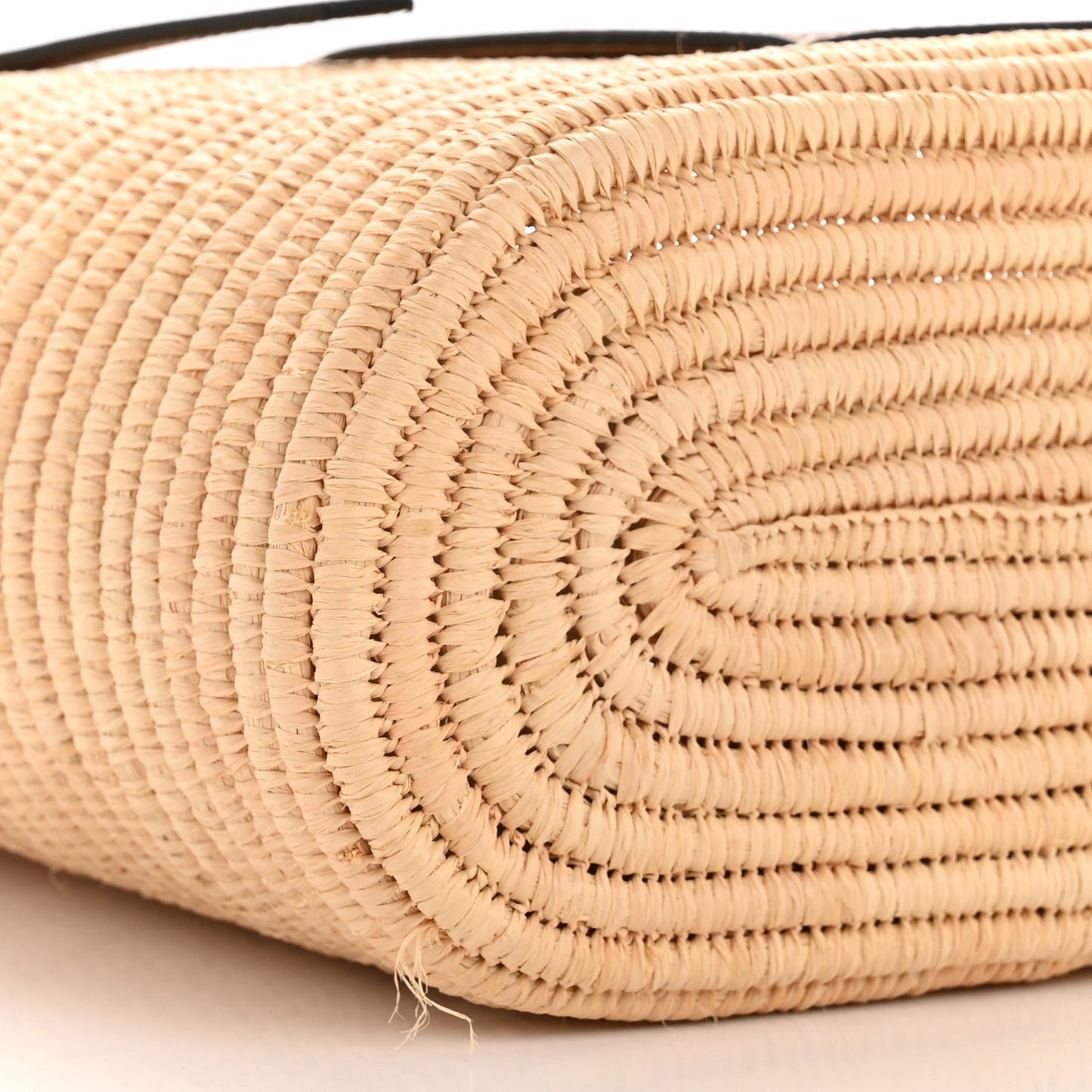 Raffia Small Square Basket Tote Bag Natural Tan