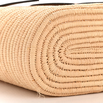 Loewe Raffia Small Square Basket Tote Bag Natural Tan 8 of 9