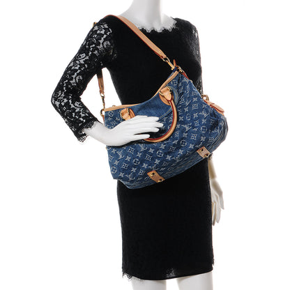 Louis Vuitton Denim Neo Cabby MM Blue 2 of 7