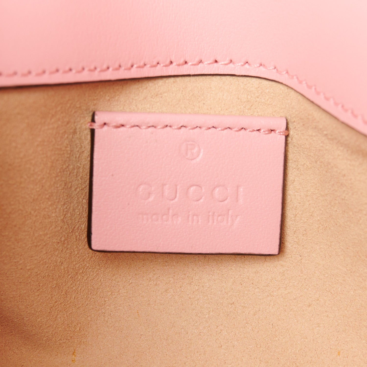 Gucci Calfskin Matelasse Super Mini GG Marmont Shoulder Bag Wild Rose 6 of 10