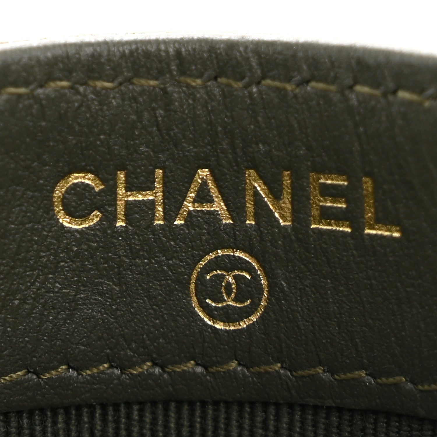 Chanel Caviar Quilted Multi Chain Card Holder Khaki 6 of 11