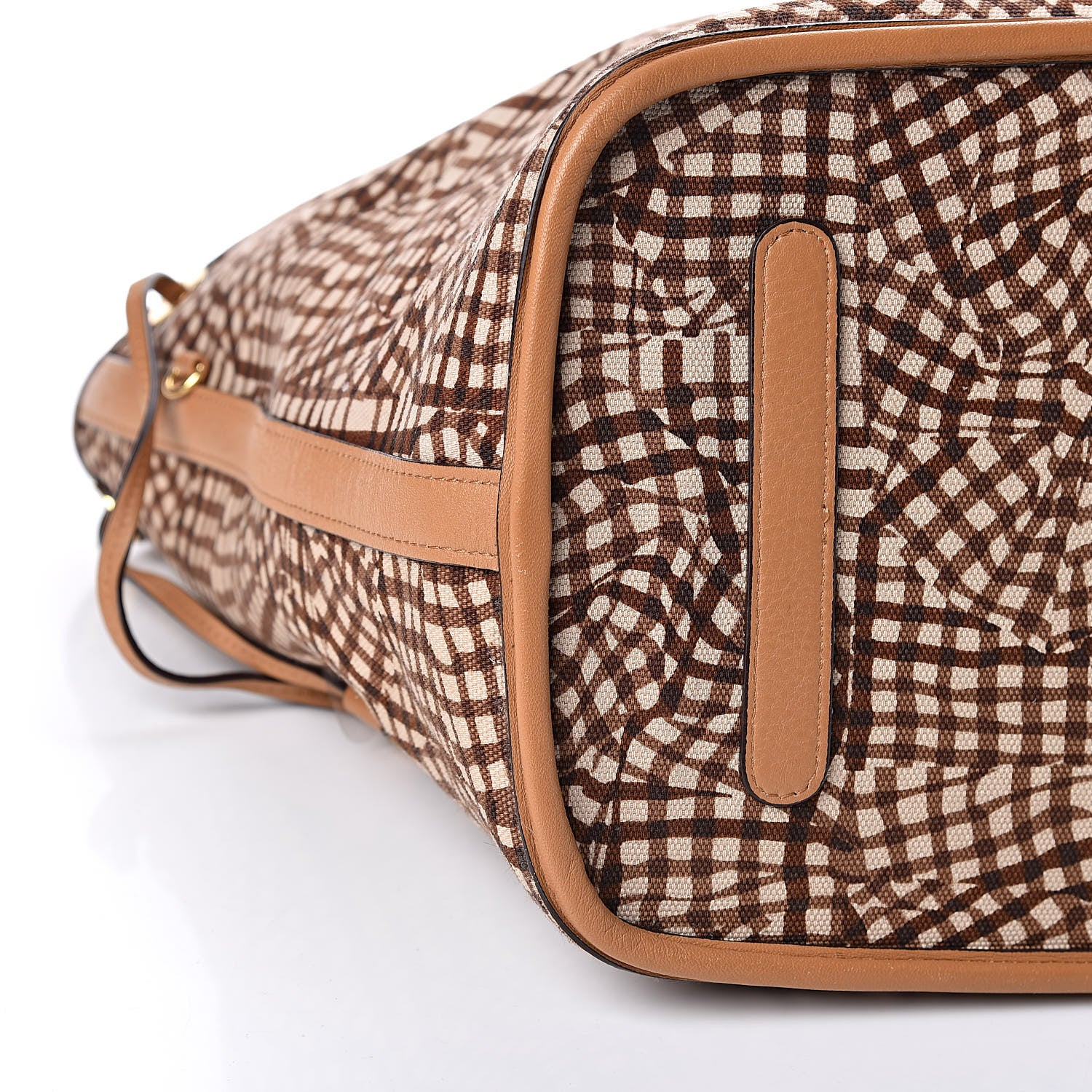 MCM Visetos Large Liz Reversible Shopper Tote Cognac 14 of 15