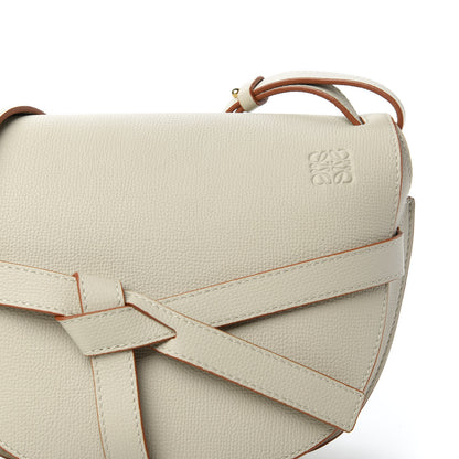Loewe Grained Calfskin Small Gate Crossbody Bag Light Ghost 9 of 9