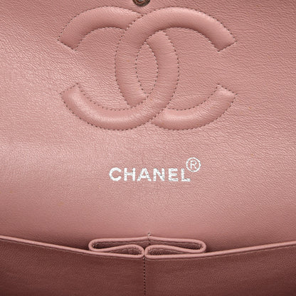 Chanel Lambskin Quilted Medium Double Flap Light Pink 8 of 13