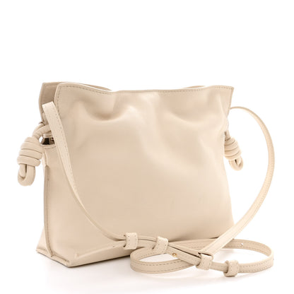 Loewe Calfskin Mini Flamenco Knot Clutch Angora 3 of 13