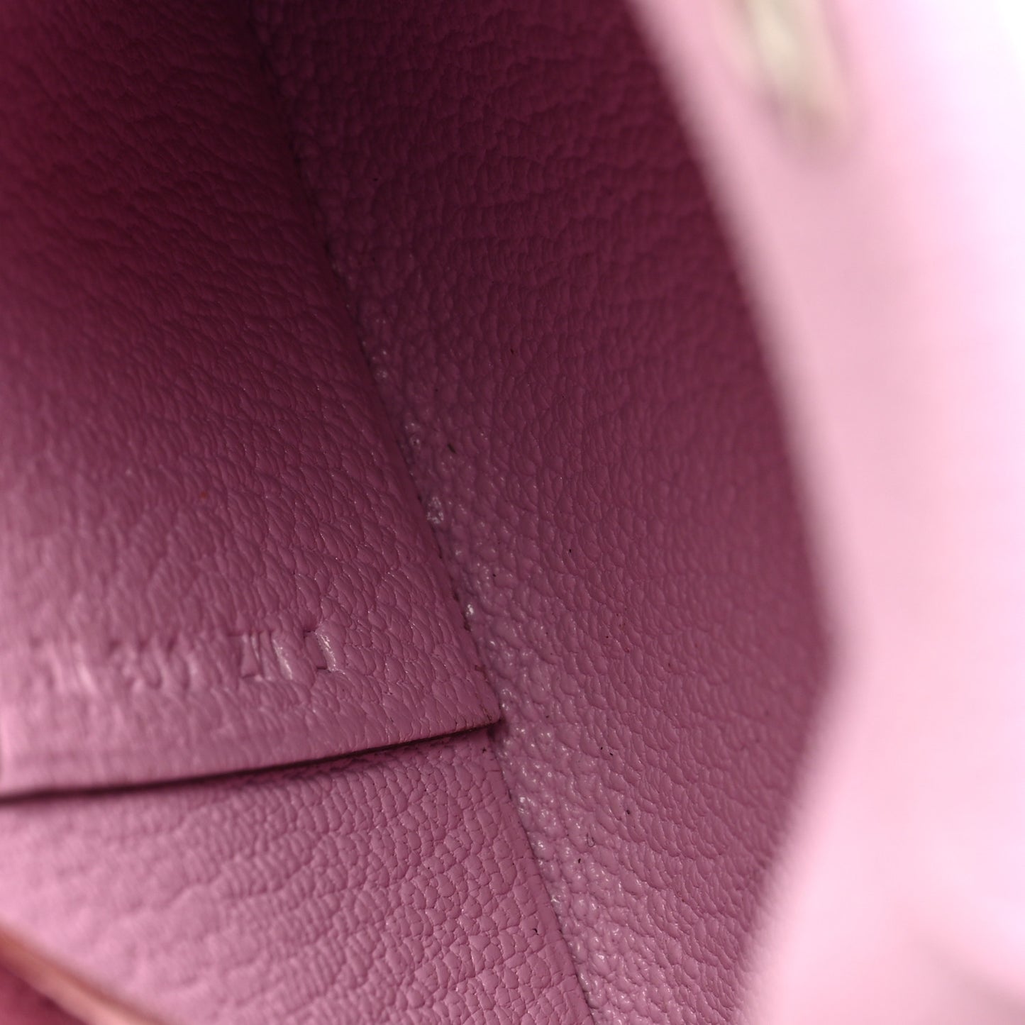Chevre Mysore Bastia Coin Purse Mauve Sylvestre