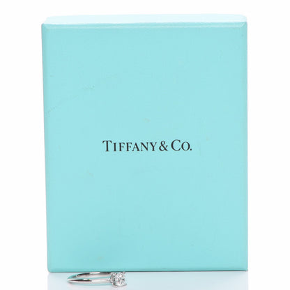 Tiffany Platinum .56 ct Princess Cut Diamond Engagement Ring 8 9 of 9