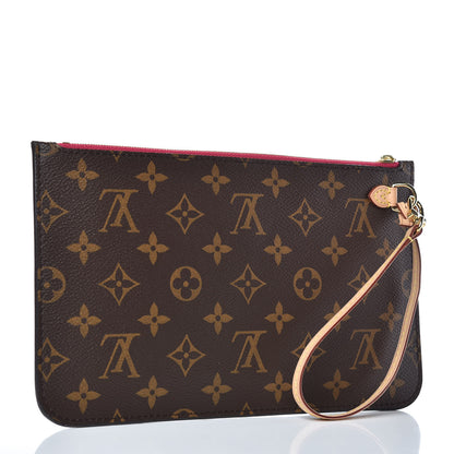 Louis Vuitton Monogram Neverfull MM GM Pochette Pivoine 3 of 8