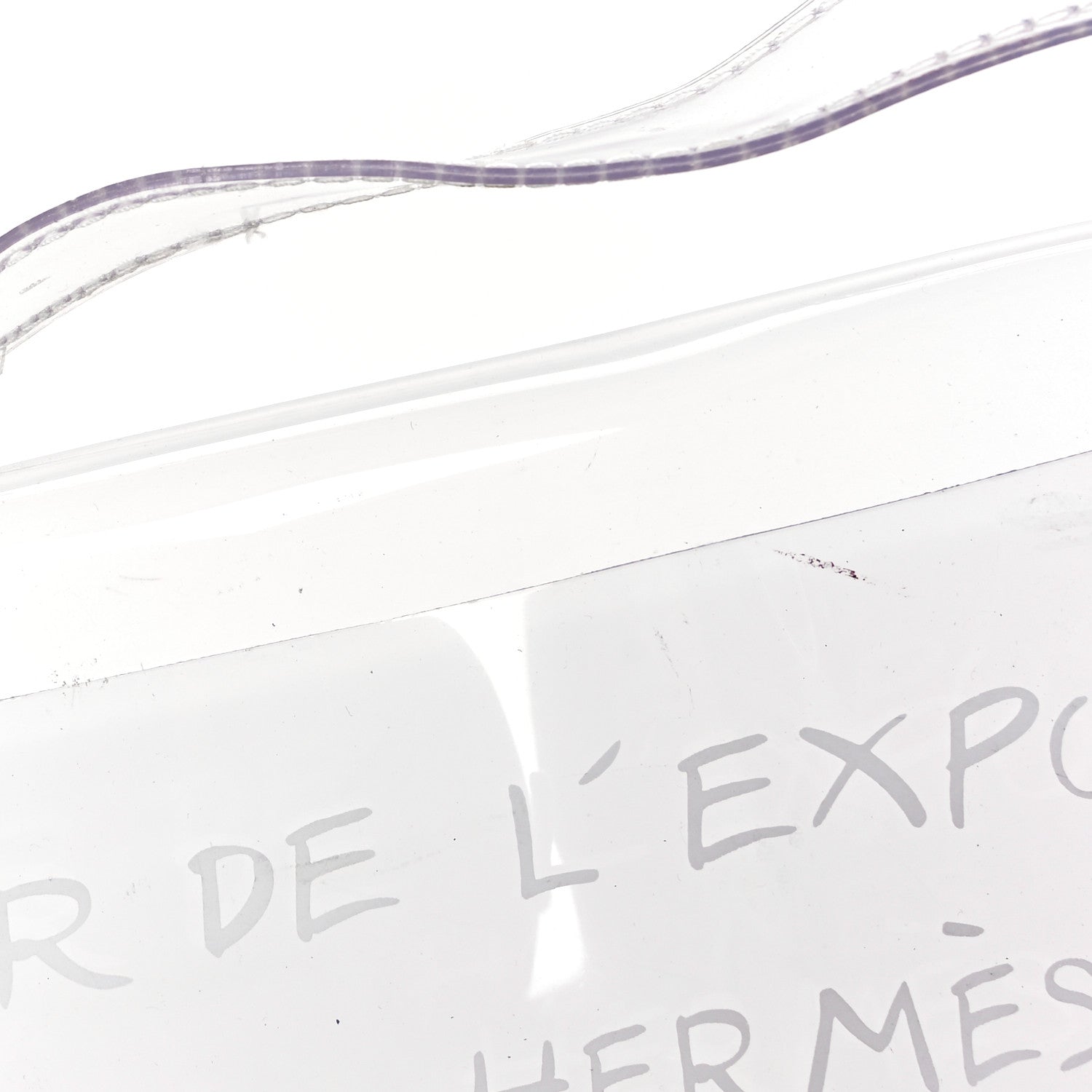 Hermes Vinyl Souvenir De L'Exposition Kelly Transparent 10 of 10