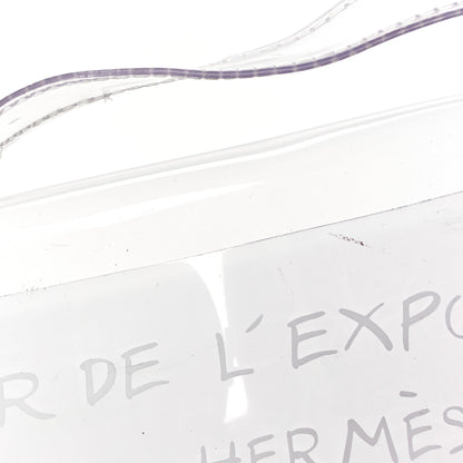 Hermes Vinyl Souvenir De L'Exposition Kelly Transparent 10 of 10