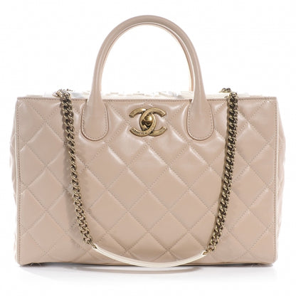 Chanel Leather Portobello Tote Beige 1 of 8